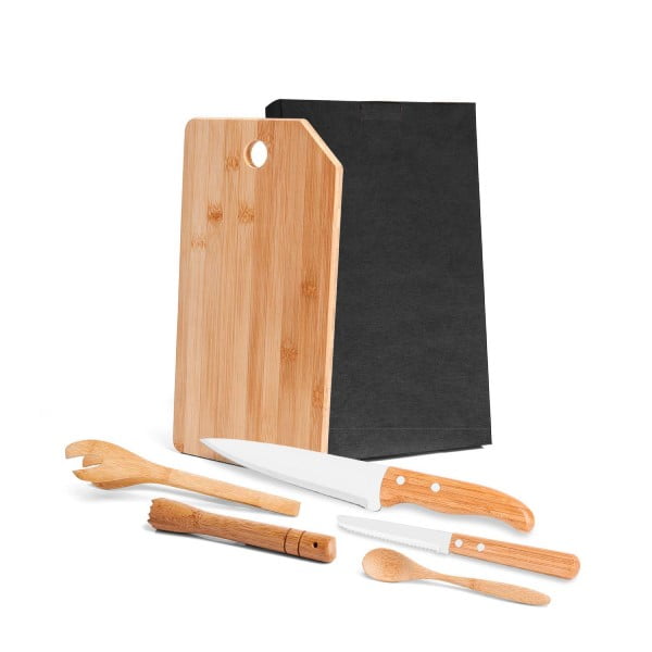Kit Bar Personalizado 6 Peças Sustentável SMKB-00573 Brinde Personalizado