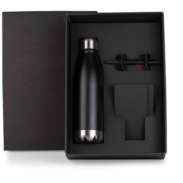 Kit Caderno e Acessórios 3 Peças SMKT-9046W Brindes Personalizados