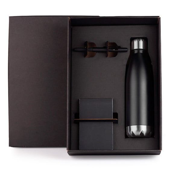 Kit Caderno e Acessórios 3 Peças SMKT-9047B Brinde Personalizado