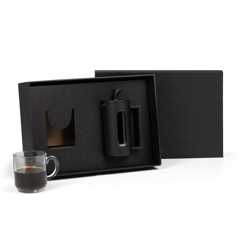 Kit Café Personalizado 2 Peças Com Prensa Francesa SMKT-90573