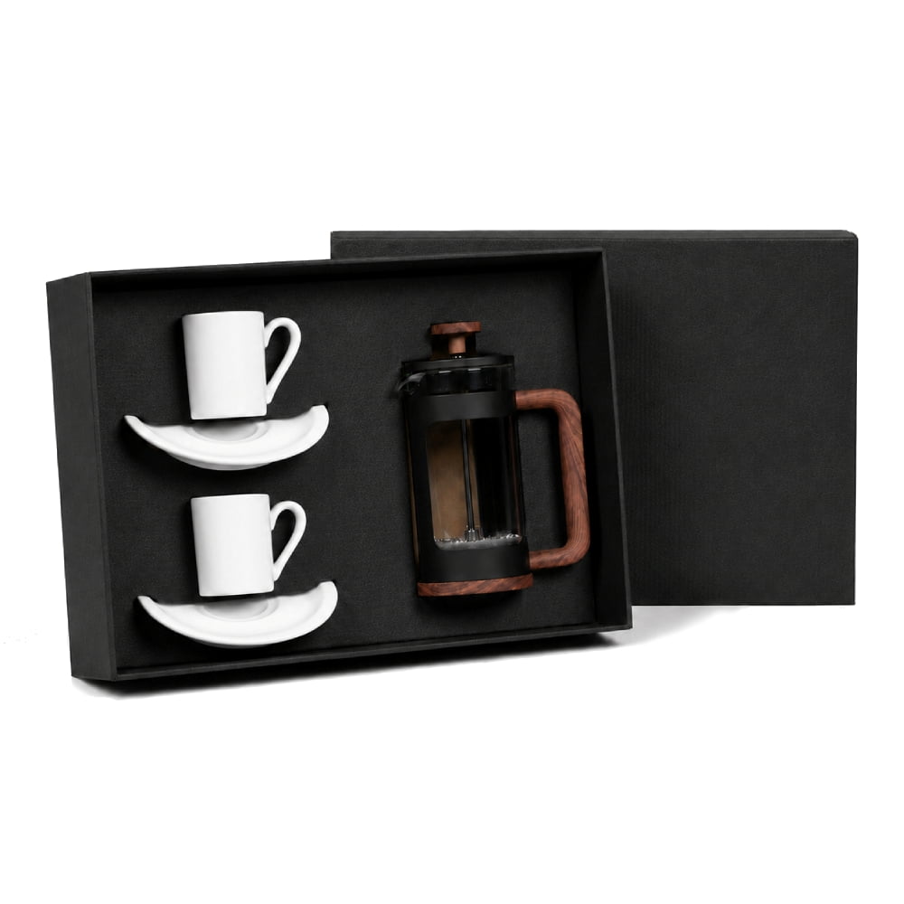 Kit Café Personalizado 5 Peças Com Prensa Francesa SMKT-9094Q