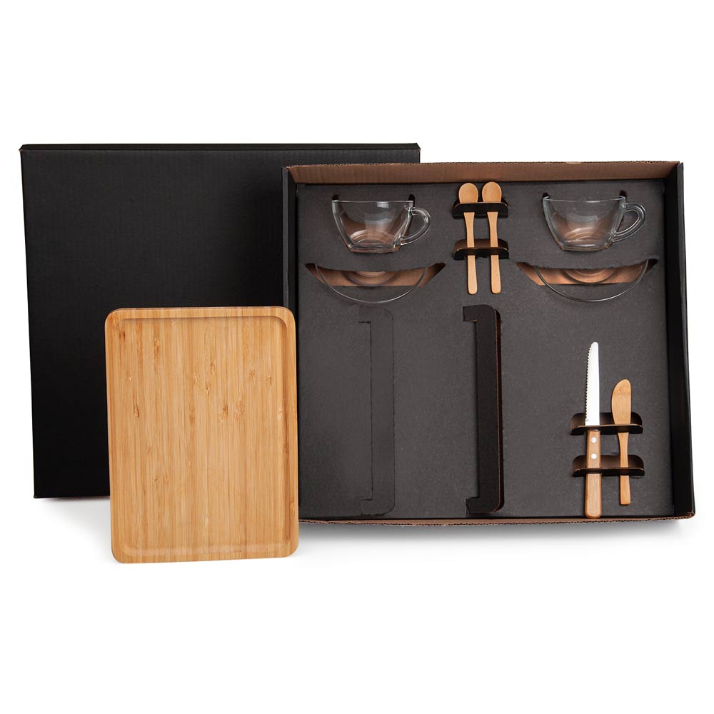 Kit Café Personalizado 9 Peças  SMKT-90142 Brinde Personalizado
