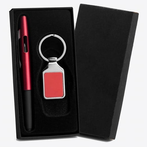 Kit Caneta e Chaveiro Abs / Metal SMCC-73504 Brindes Personalizados