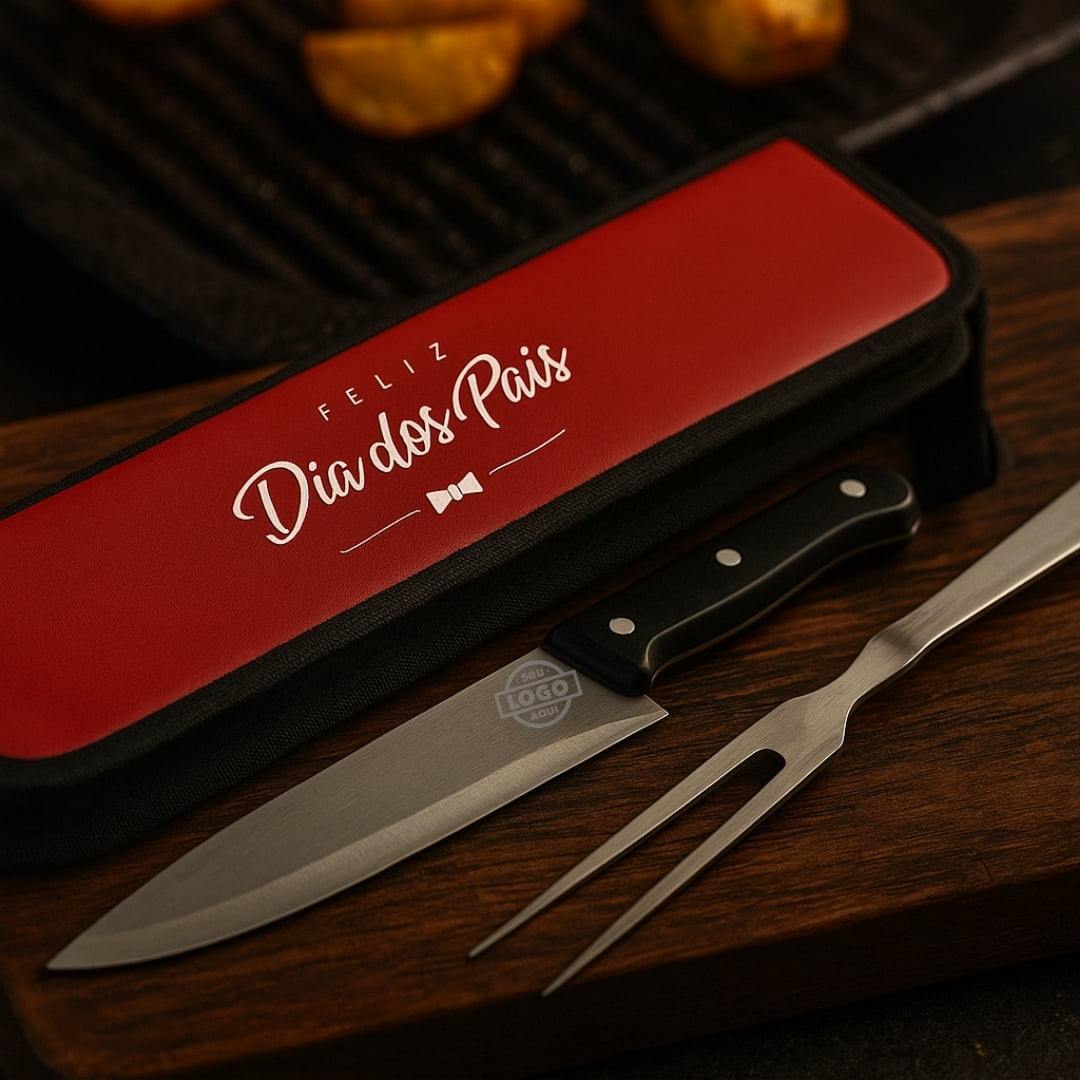Brinde Presente Dia dos Pais Personalizado Estojo 210D 2 Peças SP94137-PAI