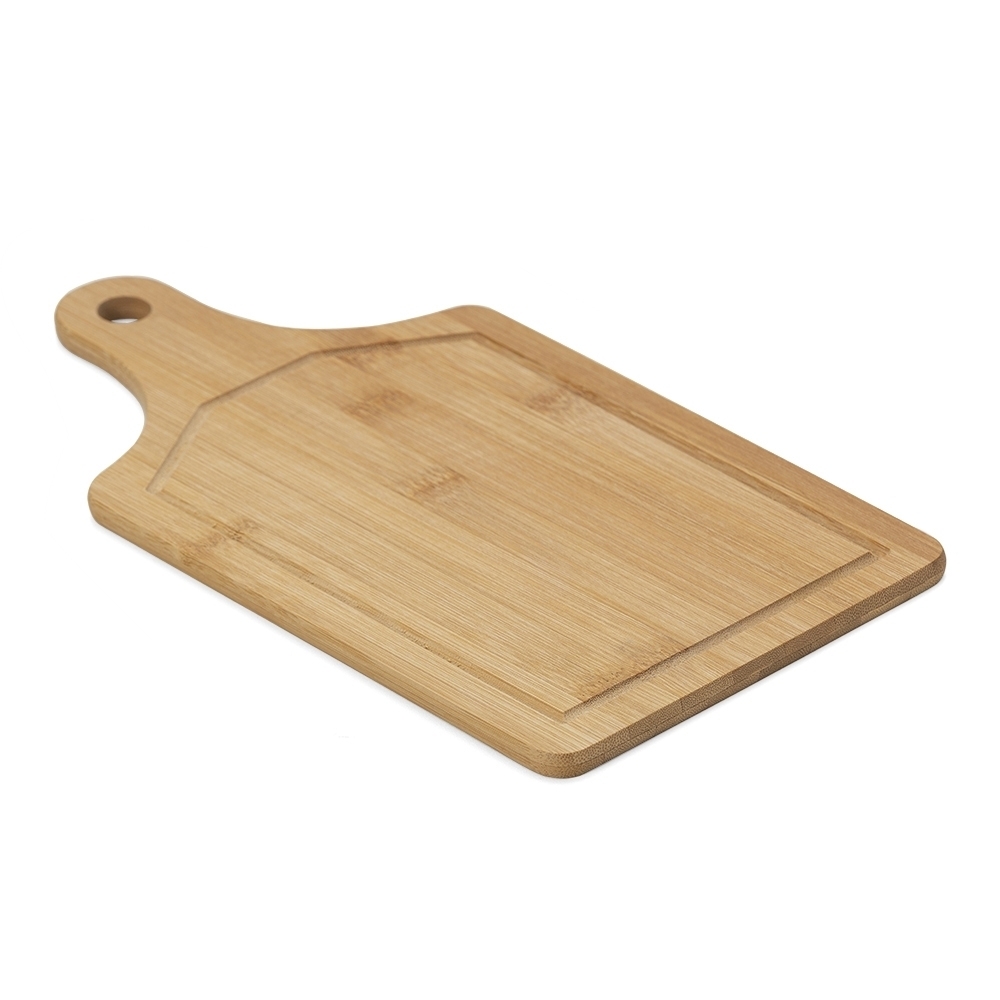 Tábua de Corte Personalizada 33x18 cm Bambu com Canaleta X18580 Brindes Personalizados