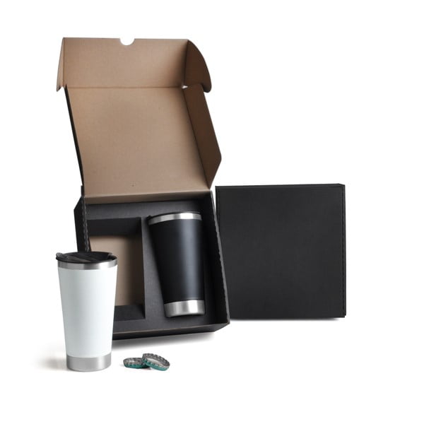 Kit Copos Personalizado 2 Peças 500 ML SMKT-90300 Brindes Personalizados