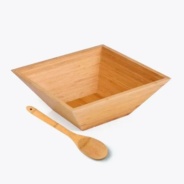 Kit Cozinha Personalizado Bambu 2 Peças SMCJ-00293 Brinde Personalizado