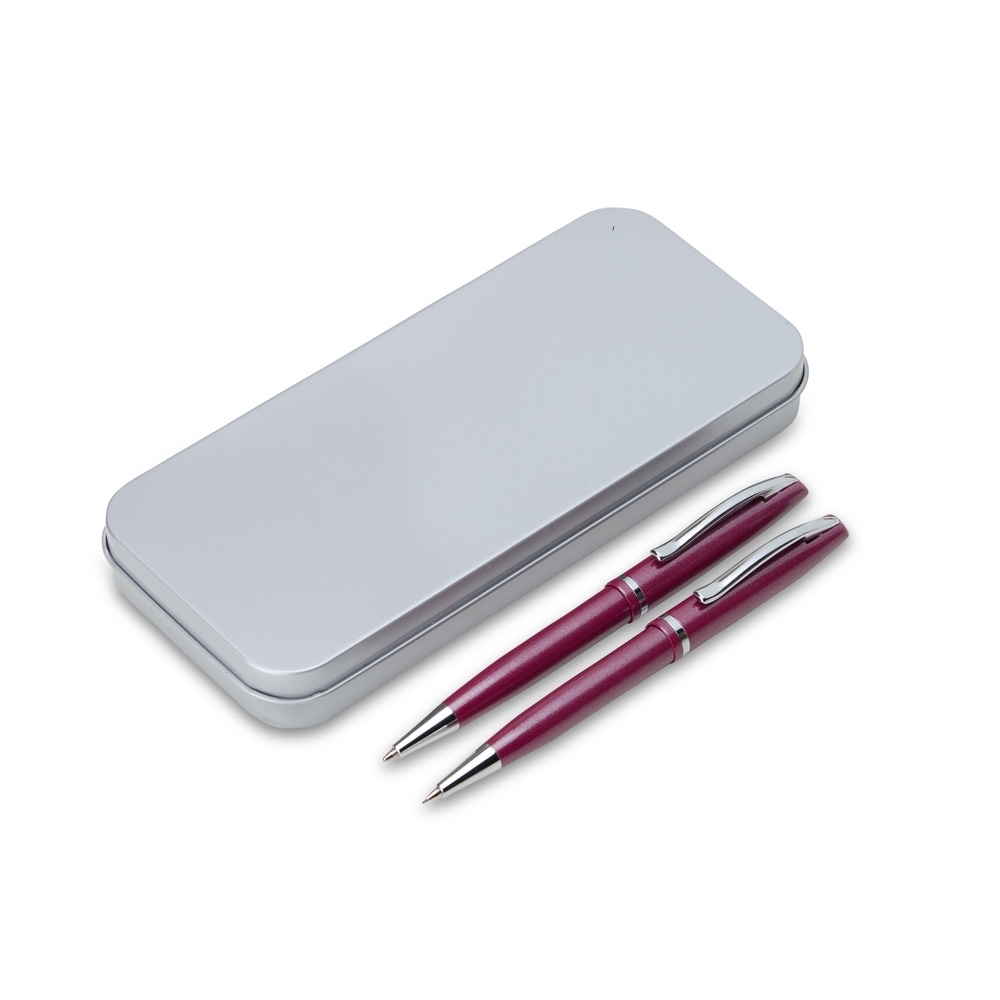 Kit Executivo Personalizado Caneta e Lapiseira Metal X07005 Brindes Personalizados