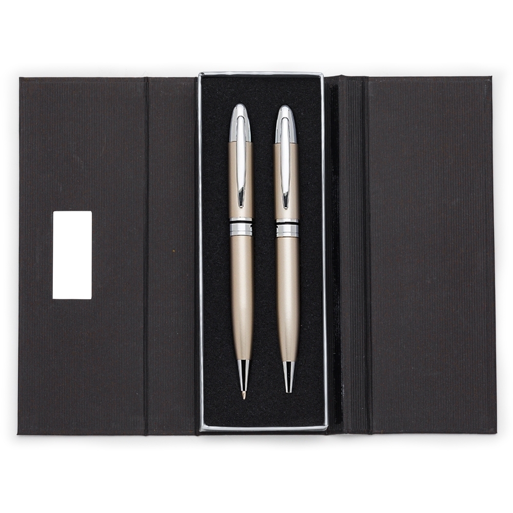 Kit Executivo Personalizado Caneta e Lapiseira Metal XP@15155 Brindes Personalizados