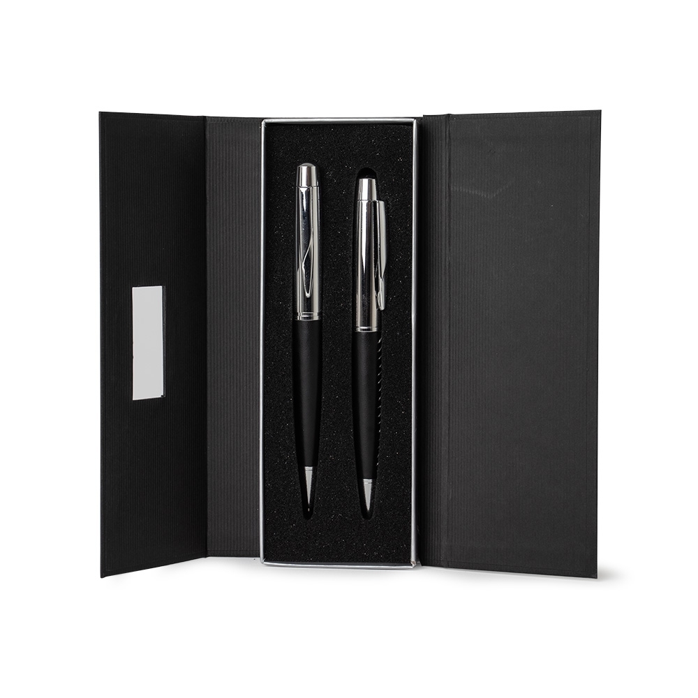 Kit Executivo Personalizado Caneta e Lapiseira Metal XP@177PAR Brindes Personalizados