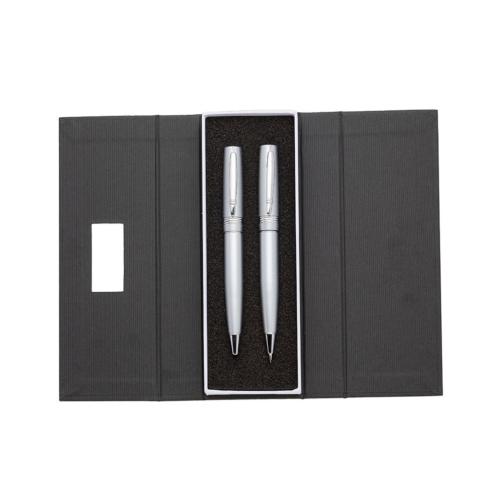 Kit Executivo Personalizado Caneta e Lapiseira Metálica X182PAR Brinde Personalizado