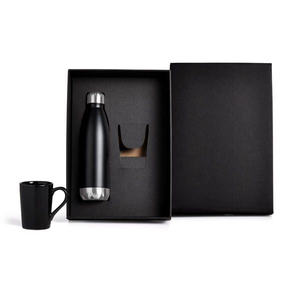 Kit Garrafa e Caneca 2 Peças SMKT-90291 Brindes Personalizados