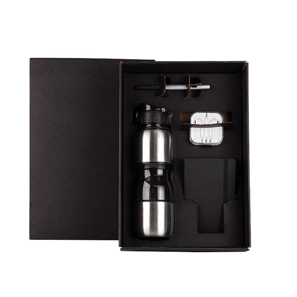 Kit Garrafa e Acessórios Personalizado 4 Peças SMKT-9044H Brinde Personalizado