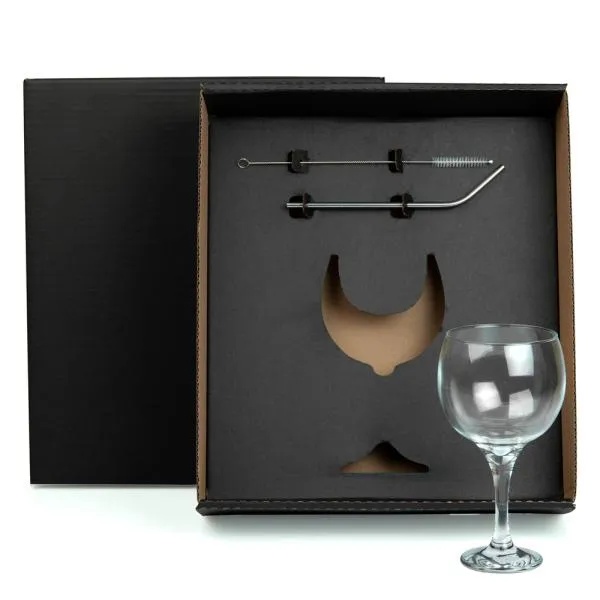 Kit Gin Personalizado Inox 3 Peças SMKT-9018D Brinde Personalizado