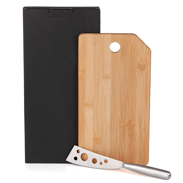 Kit Petisco Personalizado Bambu e Inox 2 Peças SMPD-20033 Brindes Personalizados