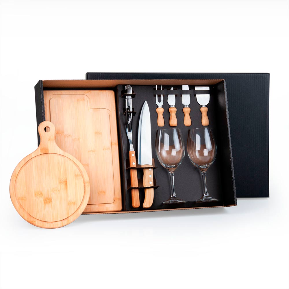 Kit Queijo Personalizado 11 Peças  SMKT-9027Q Brindes Personalizados