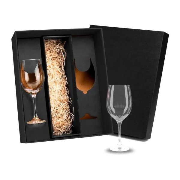 Kit Taças Personalizada Vidro 490 ML SMVI-18612 Brinde Personalizado