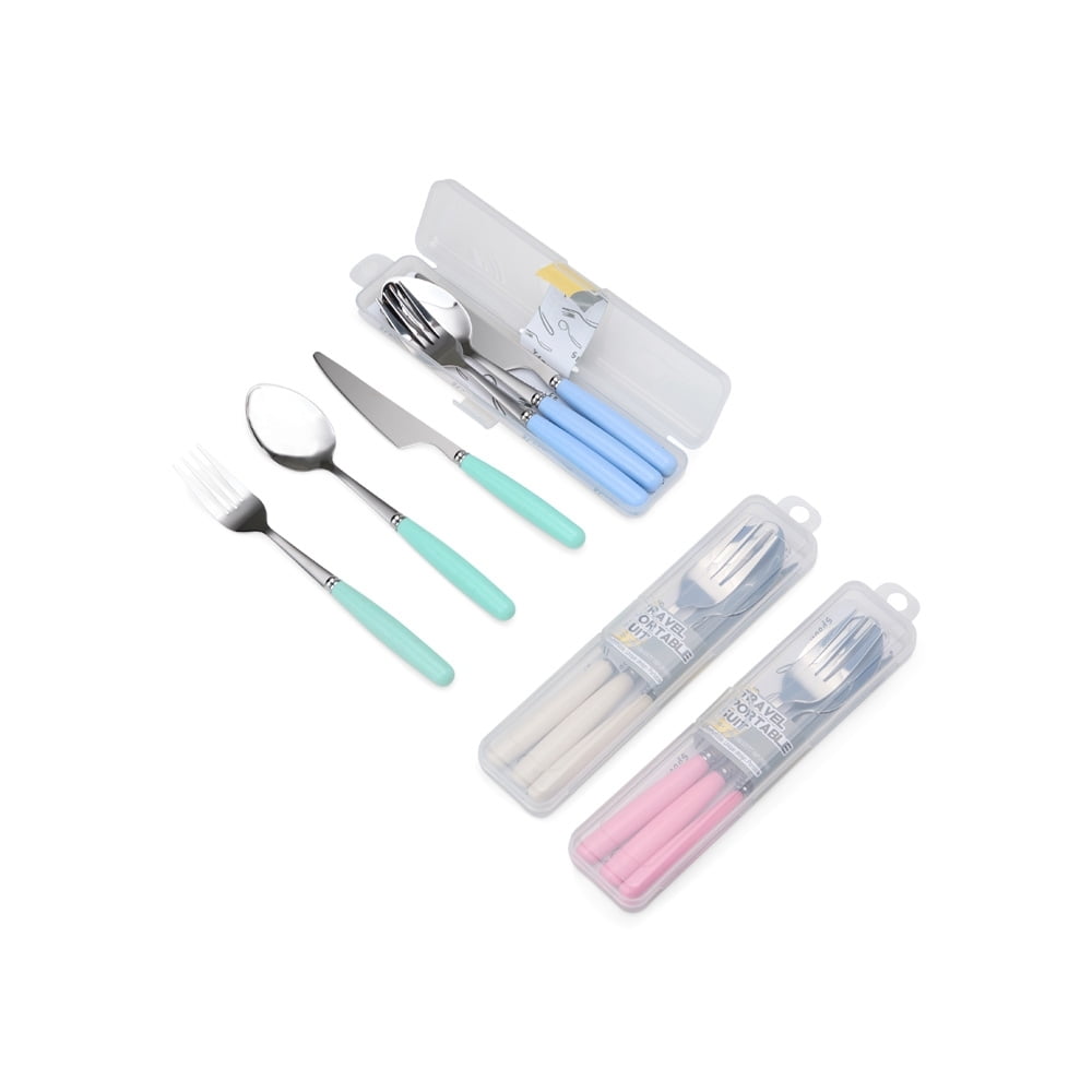 Kit Talheres Personalizado Metal e Plástico 3 Peças X18860 Brinde Personalizado