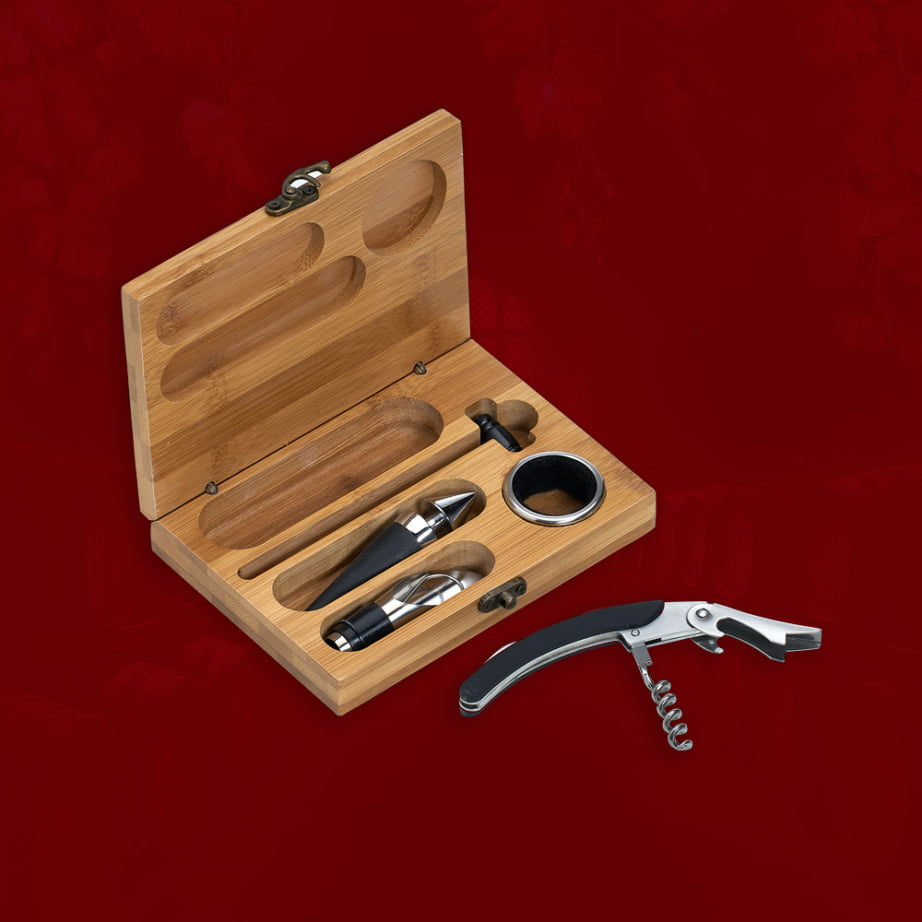 Kit Vinho Personalizado 6 Peças SMPV-00843 Brinde Personalizado