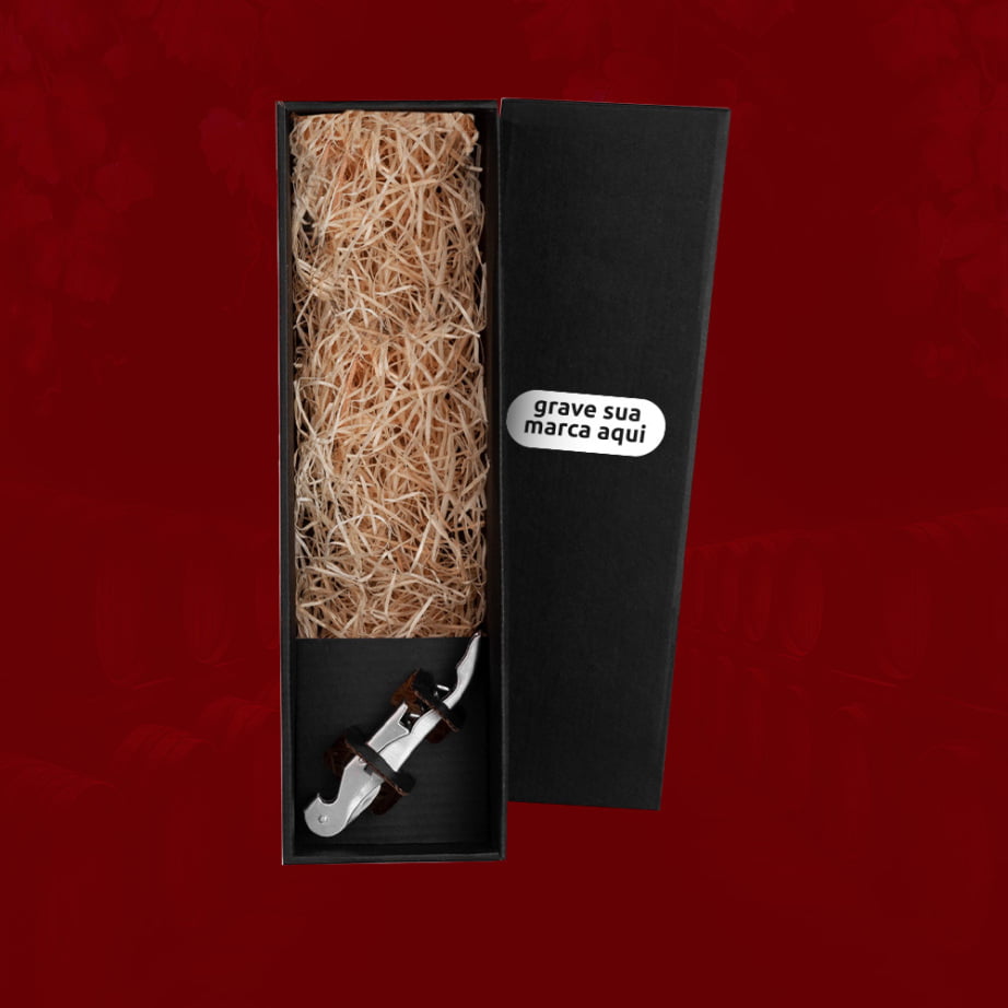 Kit Vinho Personalizado Abridor de Vinho SMPV-01570 Brinde Personalizado