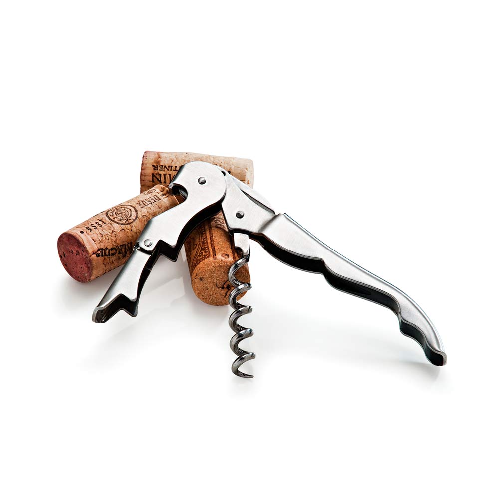 Kit Vinho Personalizado Abridor Saca-Rolhas 2 Estágios SMPV-00570 Brinde Personalizado