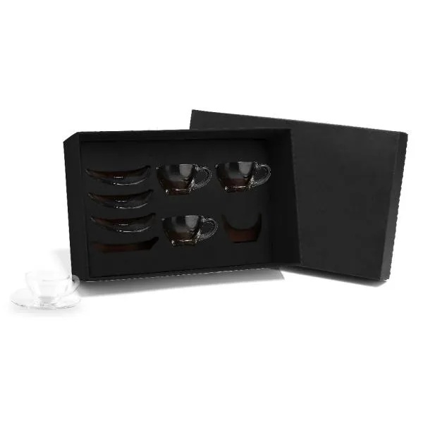 Kit Xícaras Personalizada 90 ML 8 Peças SMCO-03094 Brinde Personalizado