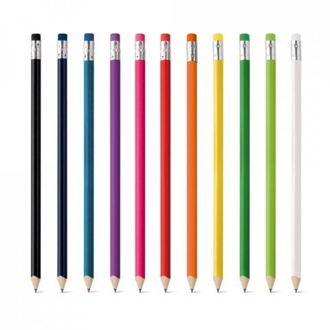 Lápis Personalizado com Borracha HB SP51979 Brindes Personalizados