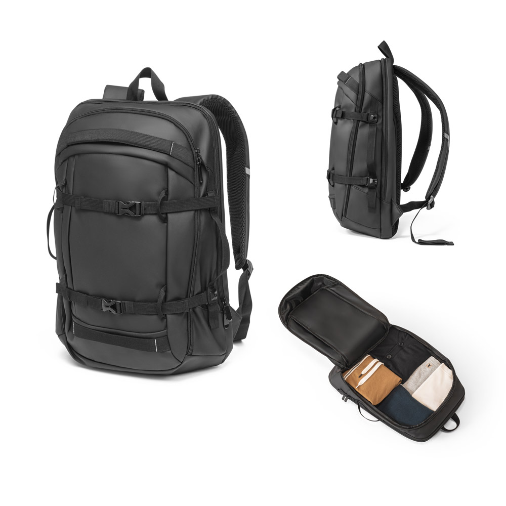 Mochila para Notebook Sustentável 100% rPET Personalizada MSP92363 Brinde Personalizado