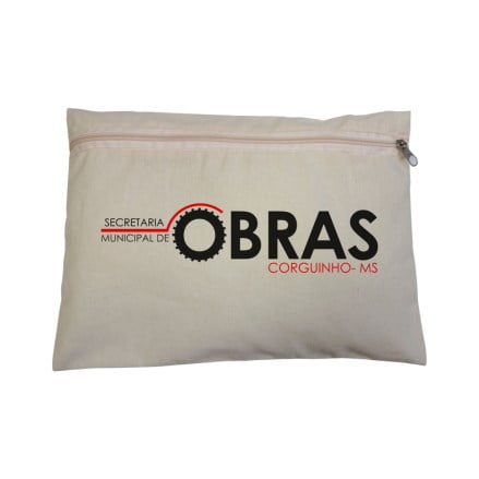 Necessaire Personalizada Algodão LULG3748 Brinde Personalizado