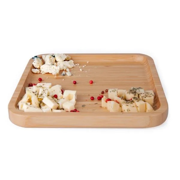 Petisqueira Personalizada Bambu Quadrada SMPD-04033 Brindes Personalizados