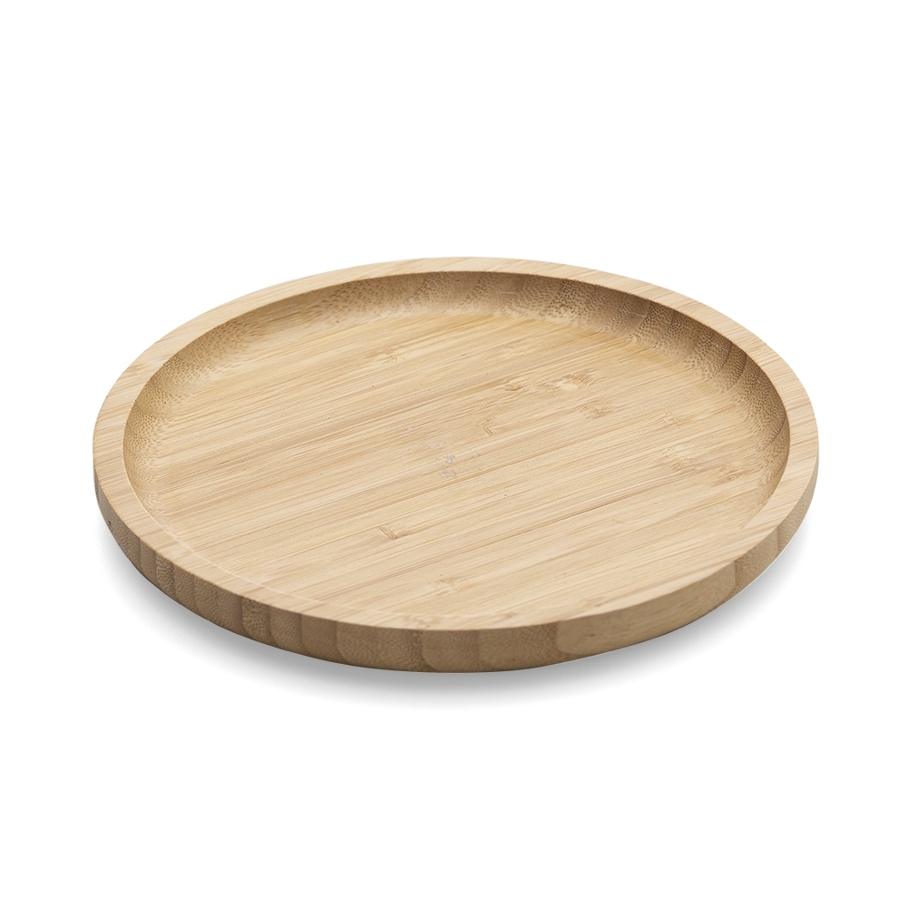 Petisqueira Personalizada 20x20 cm Redonda Bambu X18581 Brinde Personalizado