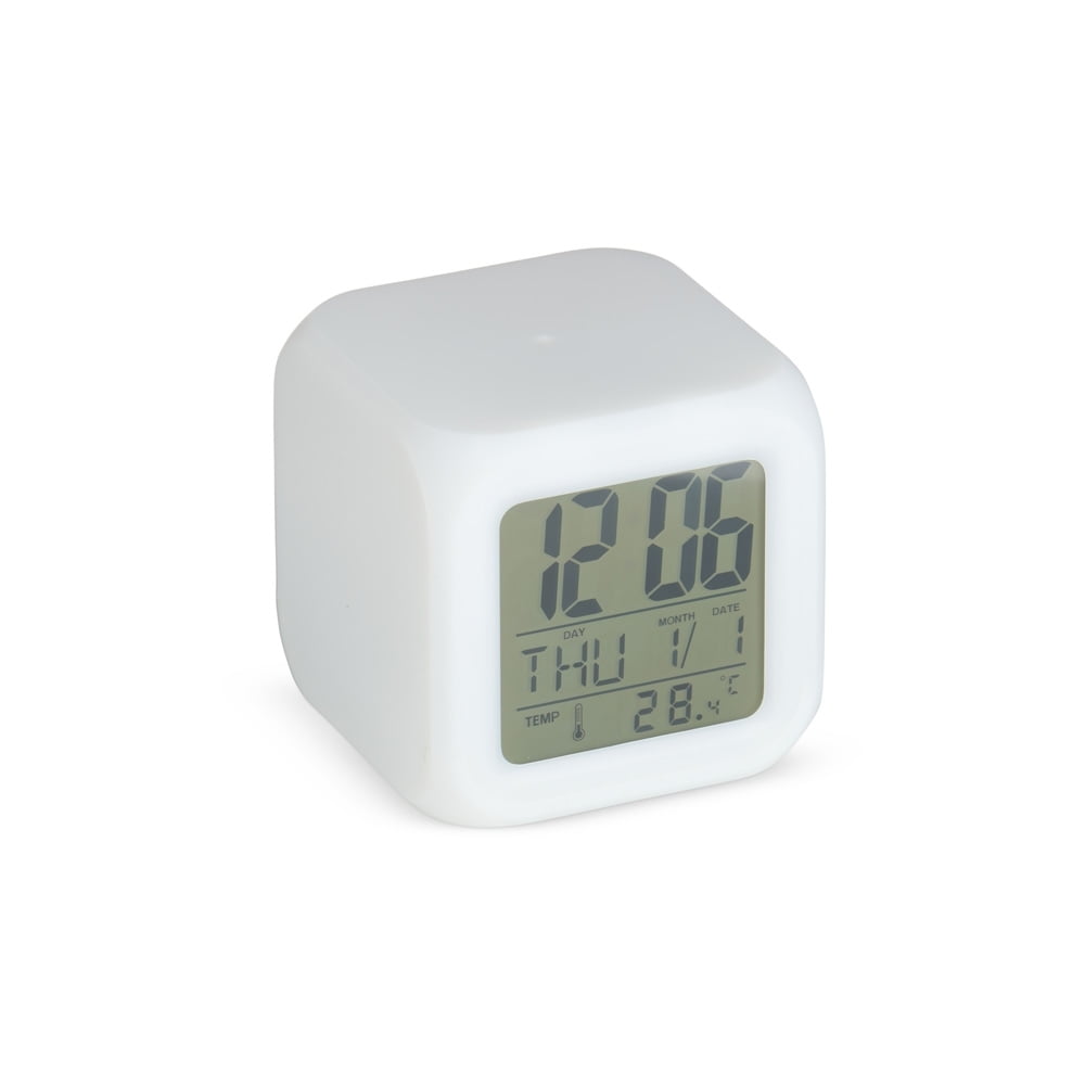 Relogio Personalizado Plástico Com Despertador X08088 Brinde Personalizado