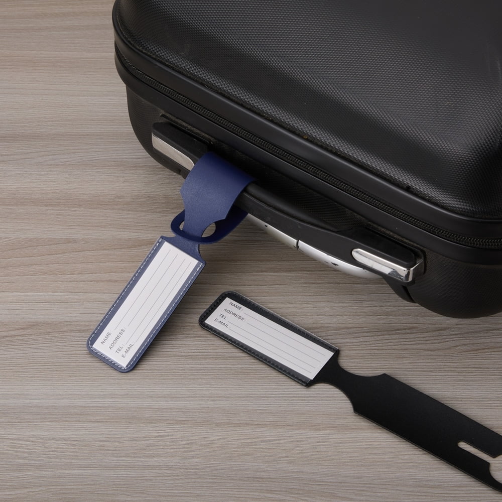 Tag Bagagem Personalizado Couro Sintético X07076 Brinde Personalizado
