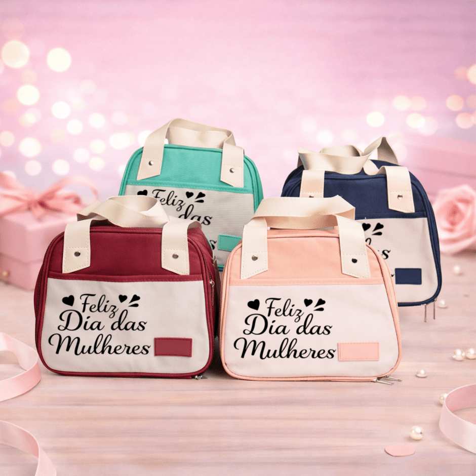 Brinde Dia Das Mulheres Personalizado Bolsa Térmica Nylon 5L X18867-MULHER Brinde Personalizado