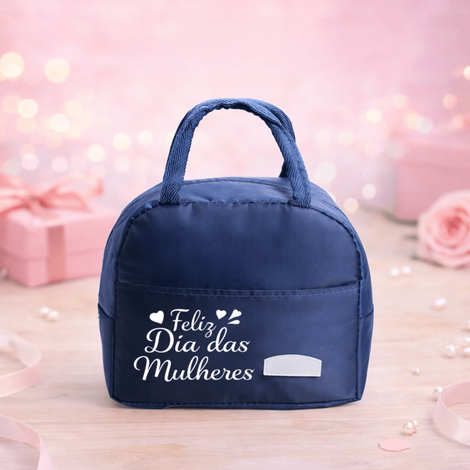 Brinde Dia Das Mulheres Personalizado Bolsa Térmica Oxford 5L X18953-MULHER Brinde Personalizado