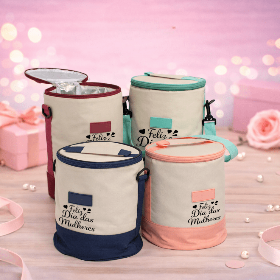 Brinde Dia Das Mulheres Personalizado Bolsa Térmica Oxford 8L X18866-MULHER Brindes Personalizados