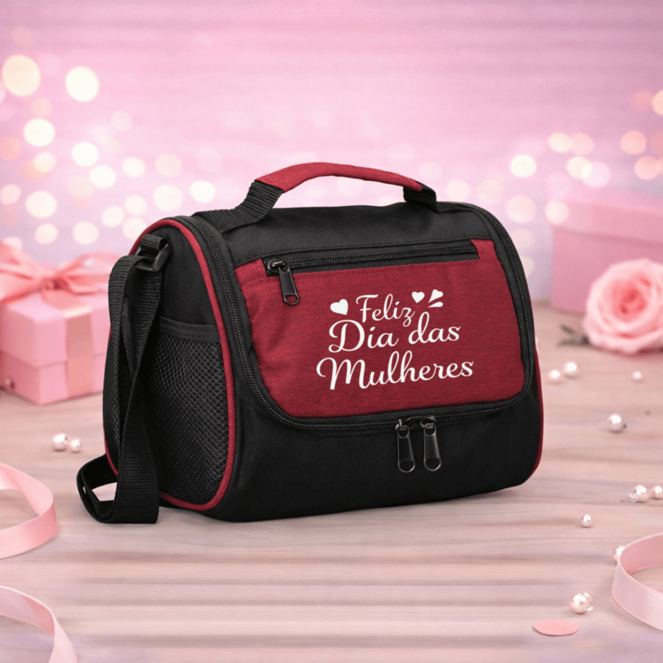 Brinde Dia Das Mulheres Personalizado Bolsa Térmica Poliéster 7L X04846-MULHER Brindes Personalizados