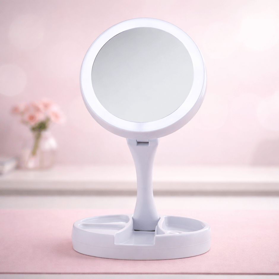 Brinde Dia Das Mulheres Personalizado Espelho Personalizado Plástico em Led X01123-MULHERES Brindes Personalizados