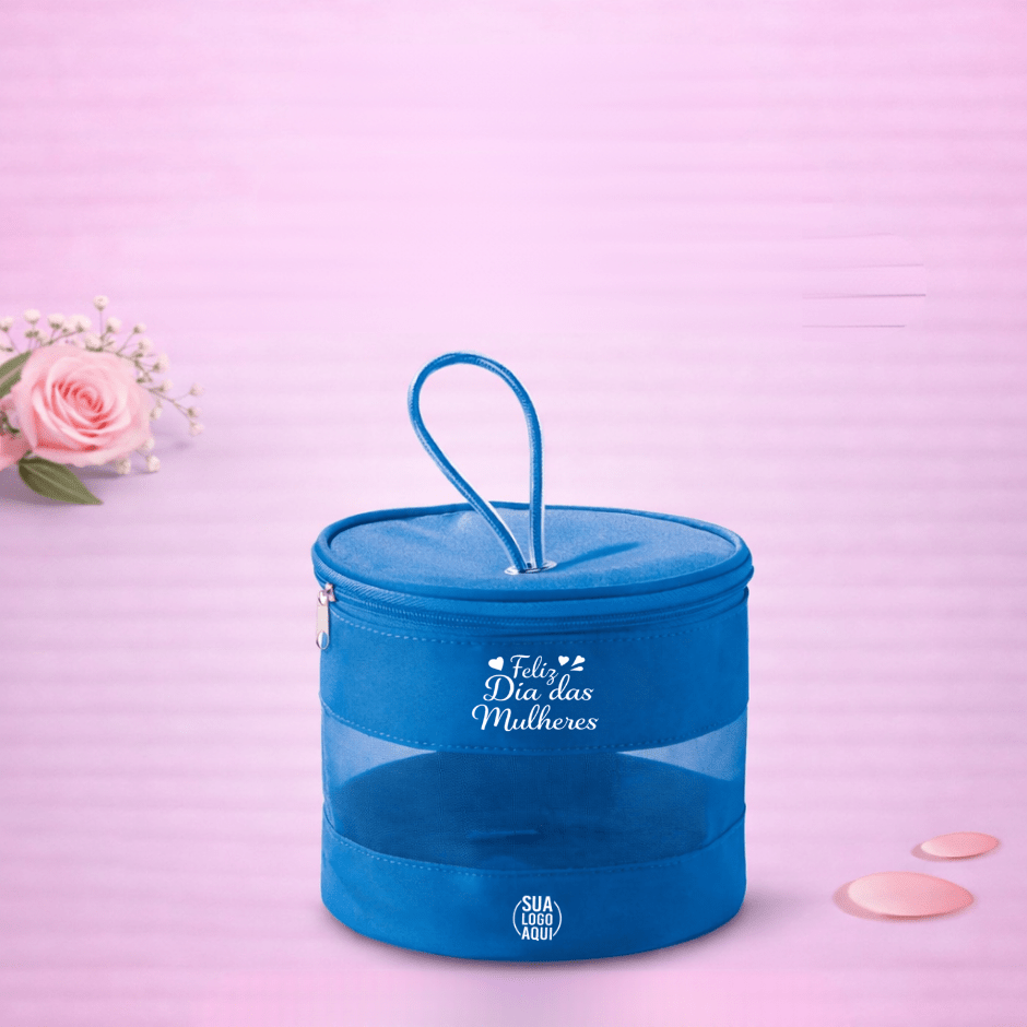 Brinde Dia Das Mulheres Personalizado Necessaire Microfibra Viagem ou Maquiagem SP92716-MULHER Brindes Personalizados