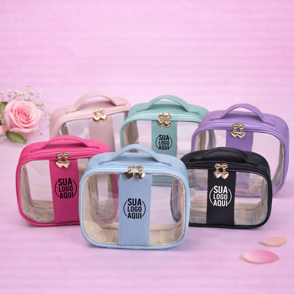 Brinde Dia Das Mulheres Personalizado Necessaire PVC Impermeável X18647M-MULHER Brindes Personalizados