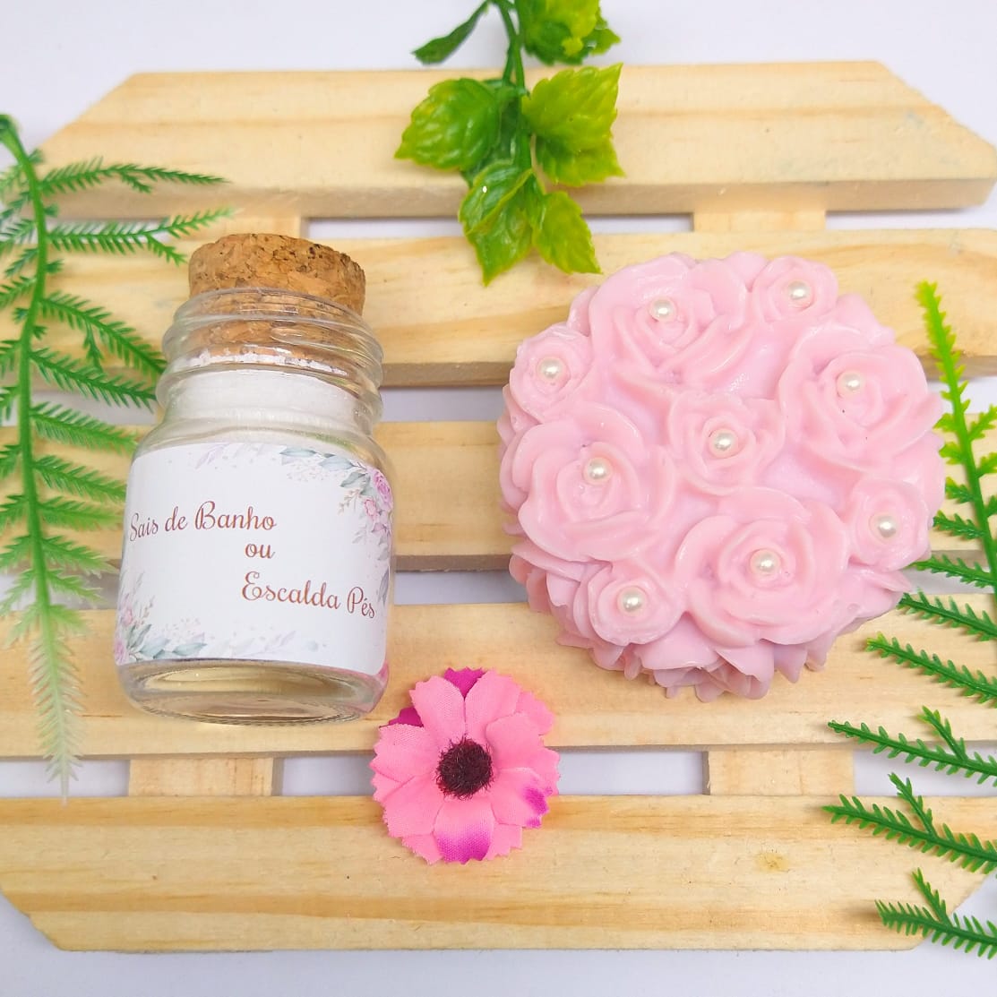 Lembrancinha dia das Mães Sais de Banho e Sabonete Provence