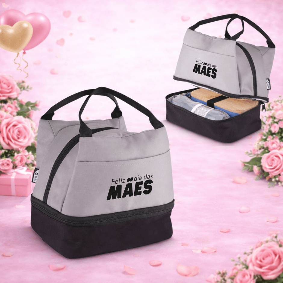 Brinde Dia Das Mães Personalizado Bolsa Térmica PET Sustentável 7L ASIBT313-MAE Brinde Personalizado