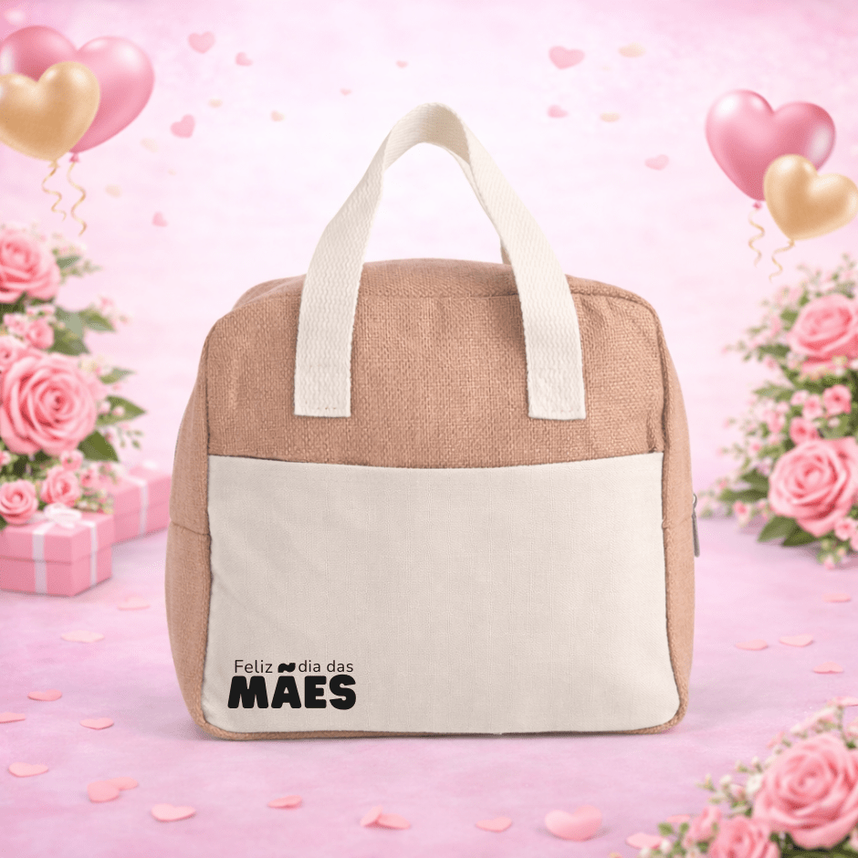 Brinde Dia Das Mães Personalizado Bolsa Térmica Poliéster 8L X09061-MAE Brinde Personalizado