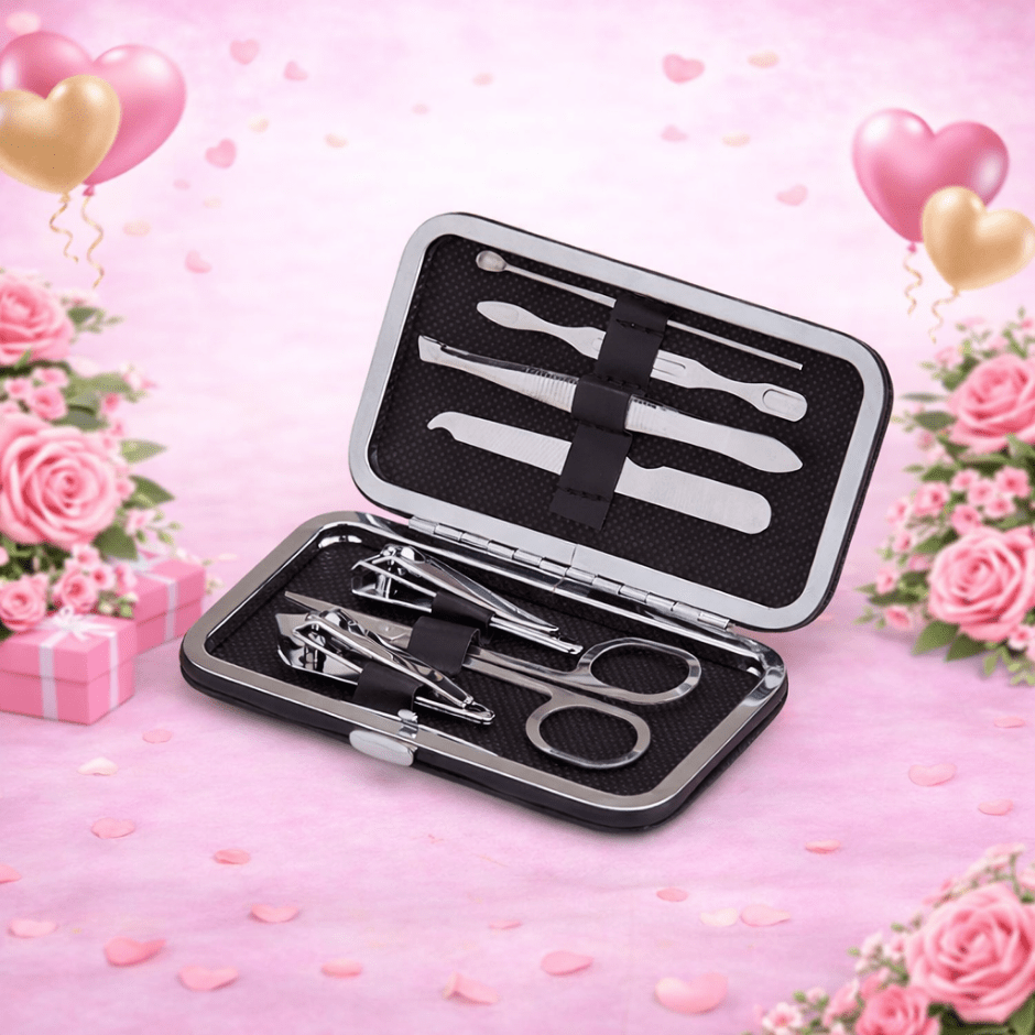 Brinde Dia Das Mães Personalizado Kit Manicure 7 Peças X01361B-MAE Brindes Personalizados