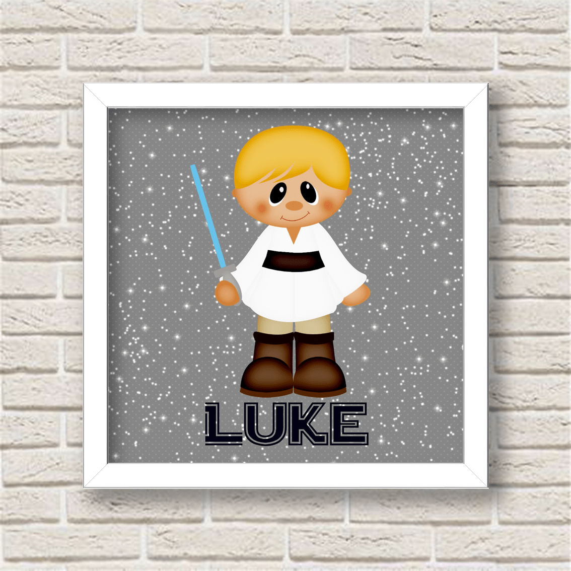 Quadro Porta Maternidade Star Wars Baby