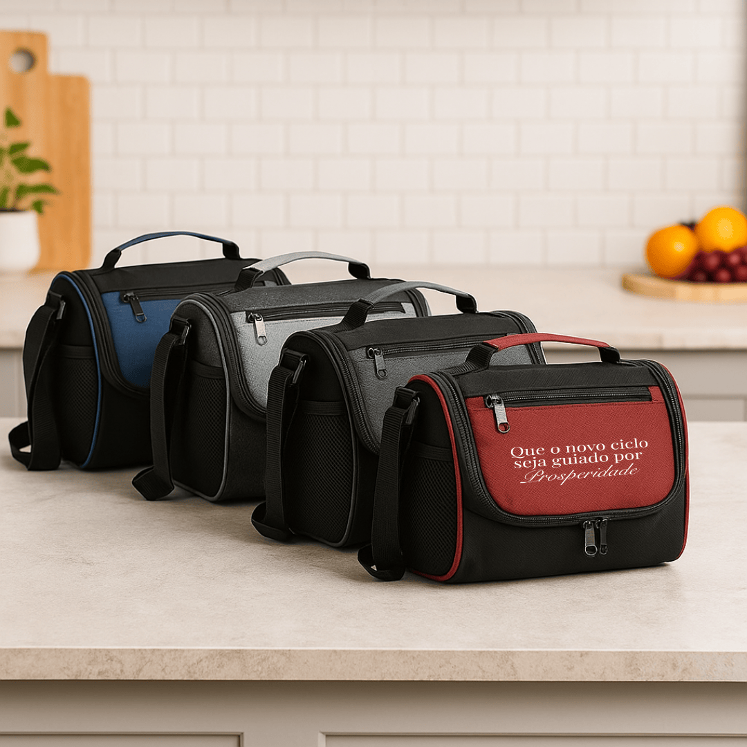 Brinde Natal Final de Ano Personalizada Bolsa Térmica Poliéster 7L X04846