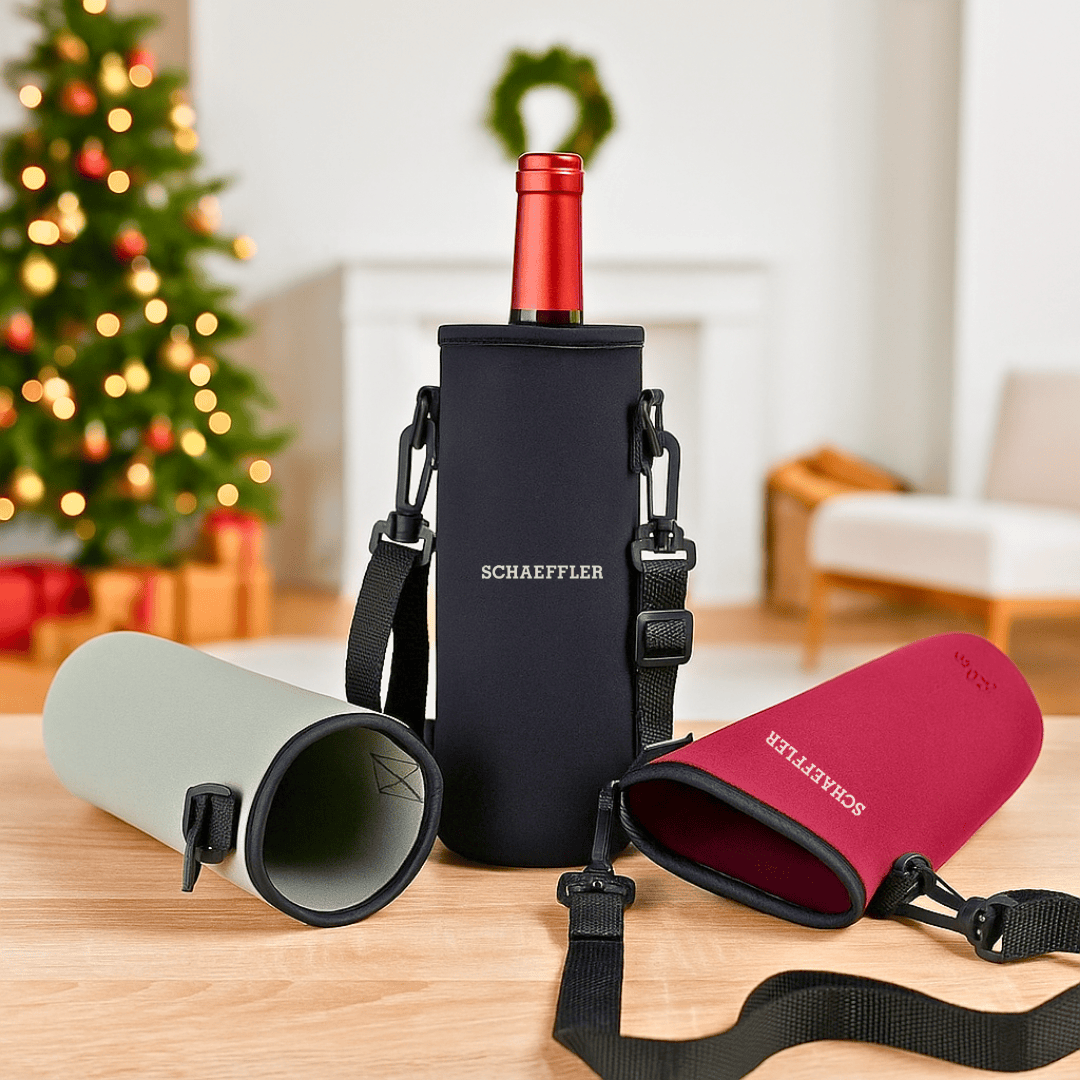 Brinde Natal Final de Ano Personalizada Porta Copo ou Garrafa Isotérmica Esportiva X05026