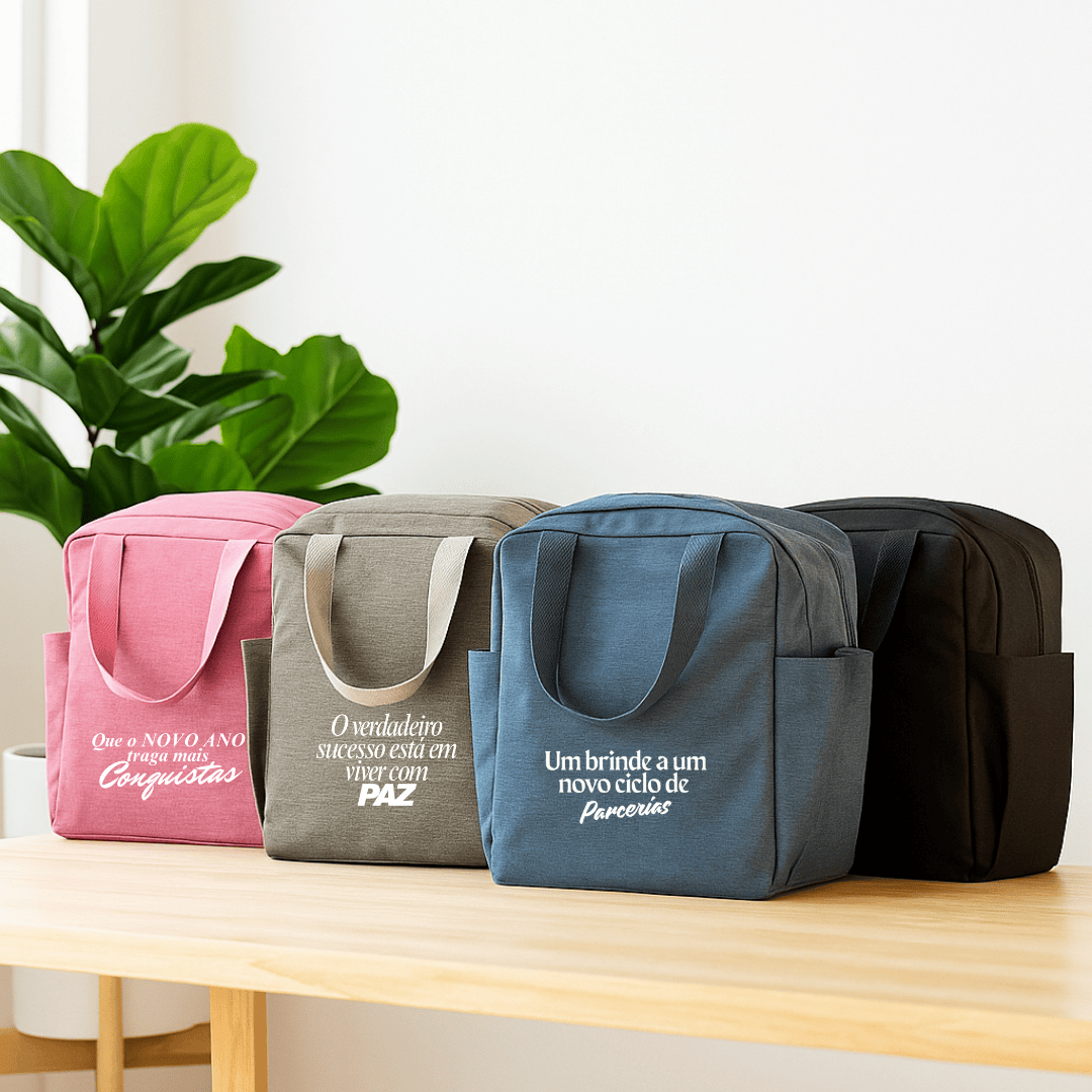 Brinde Natal Final de Ano Personalizado Bolsa Térmica 12 Litros Oxford  X18954