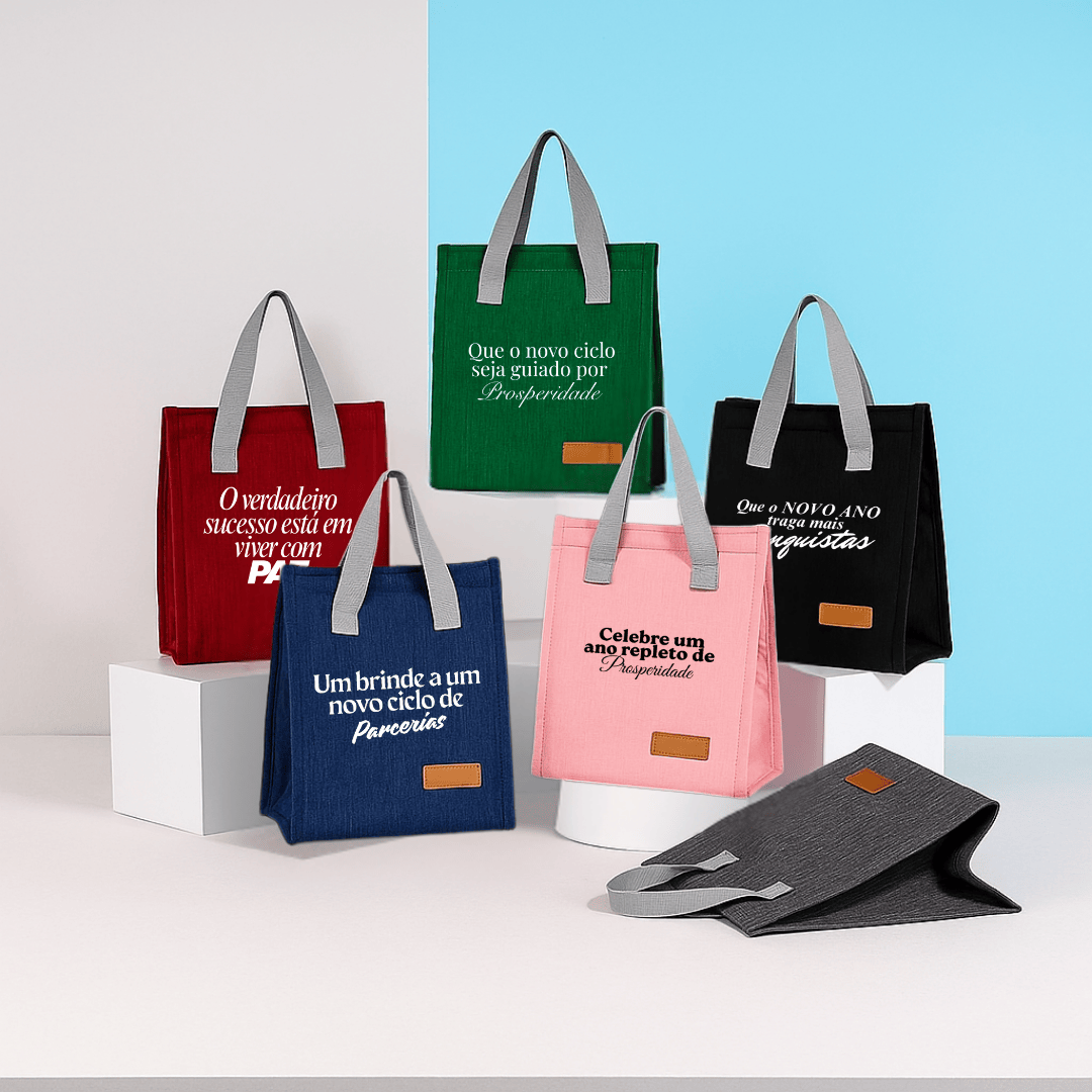 Brinde Natal Final de Ano Personalizado Bolsa Térmica Oxford 8L X06024