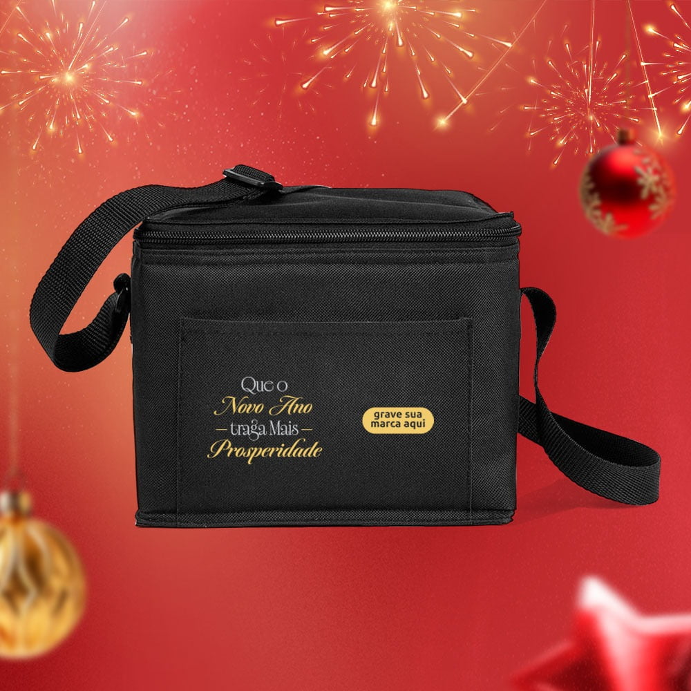 Brinde Natal Final de Ano Personalizado Bolsa Térmica Poliester 600D SMMA-15121